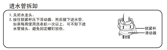 進(jìn)水管拆卸