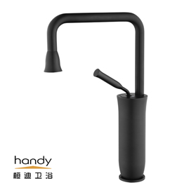 桓迪黑色面盆水龍頭 HD-8A21B